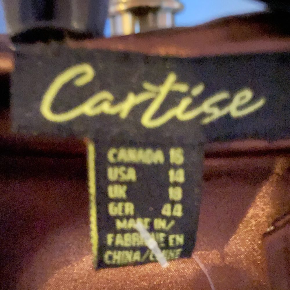 N0W $29 SUPER REDUCED SPECIAL Rich Copper Cartise Jacket & Skirt - Picture 3 of 14